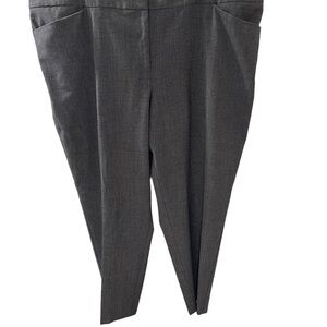 Alfani Woman 22W gray dress pants 63% polyester 33% Rayon machine wash